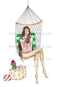 Set of 5 specialty cards (Que Rica es la Nochebuena illustration)